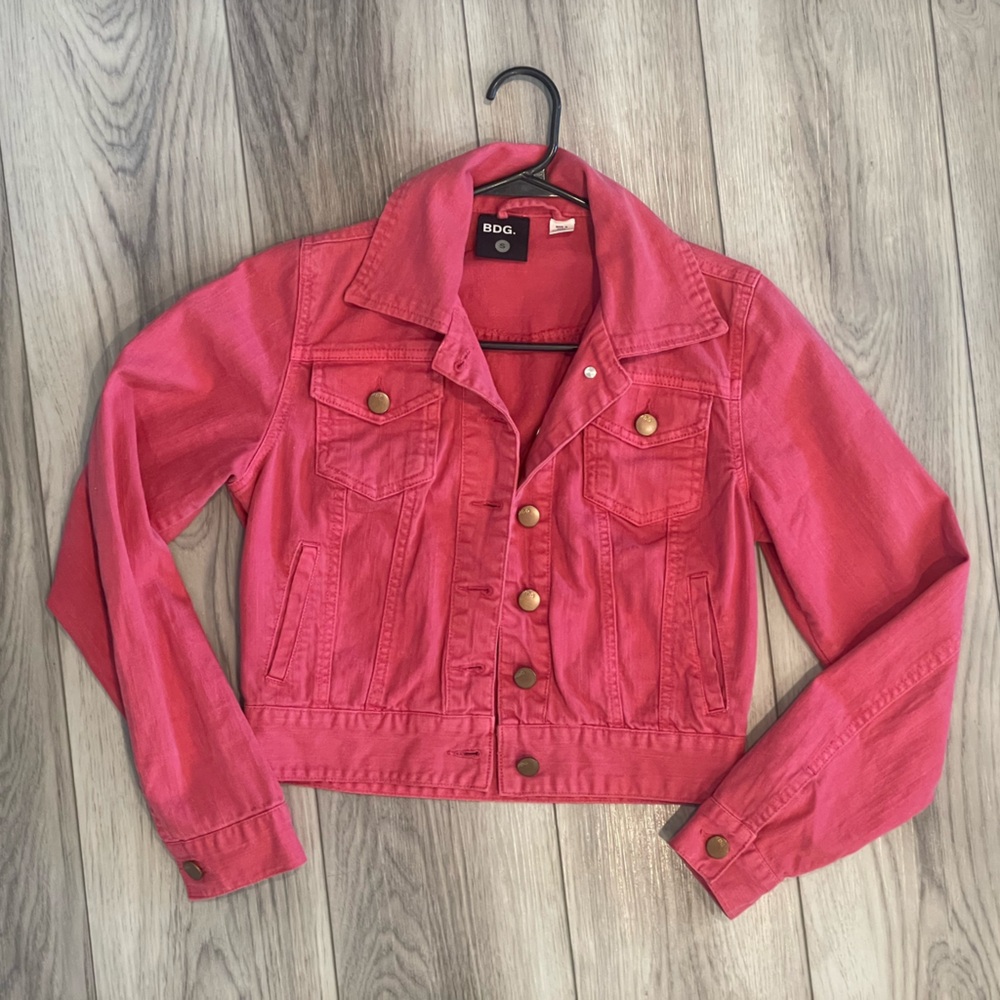 BDG Pink Jean Jacket